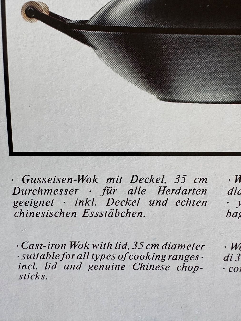 Sigg Padelle: SIGG Gusseisen Wok mit Deckel – Usato da Root venduto da essafa 7