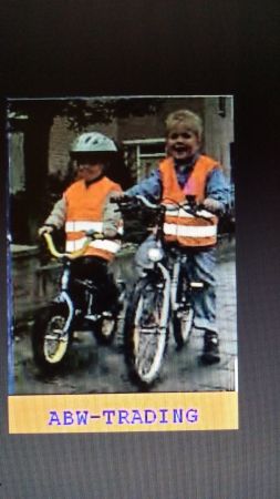 Kinder Warnwesten bis 7 Jahre Gelb bis 16 Gelb/Orange