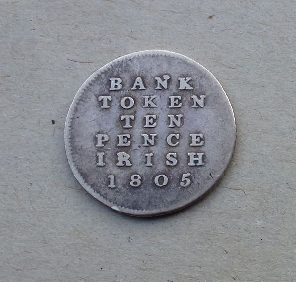 Tutti le monete: Irland ++ 10 Pence 1805 – Usato da Walkringen venduto da Casablanca777 1