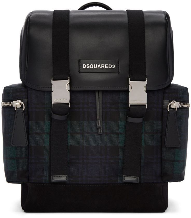 Dsquared2 Borse: Dsquared2 - Rucksack / Backpack aus Leder und Nylon (NEU!) – Nuovo e nell'imballaggio originale da Zug venduto da Skyblue