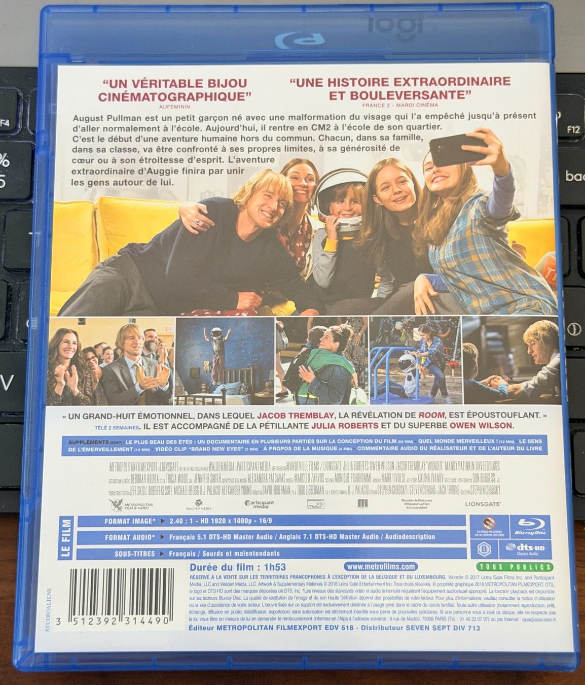 Tutti i DVDs: Wonder (2017) - Blu-ray – Usato da Semsales venduto da __Florian__ 2