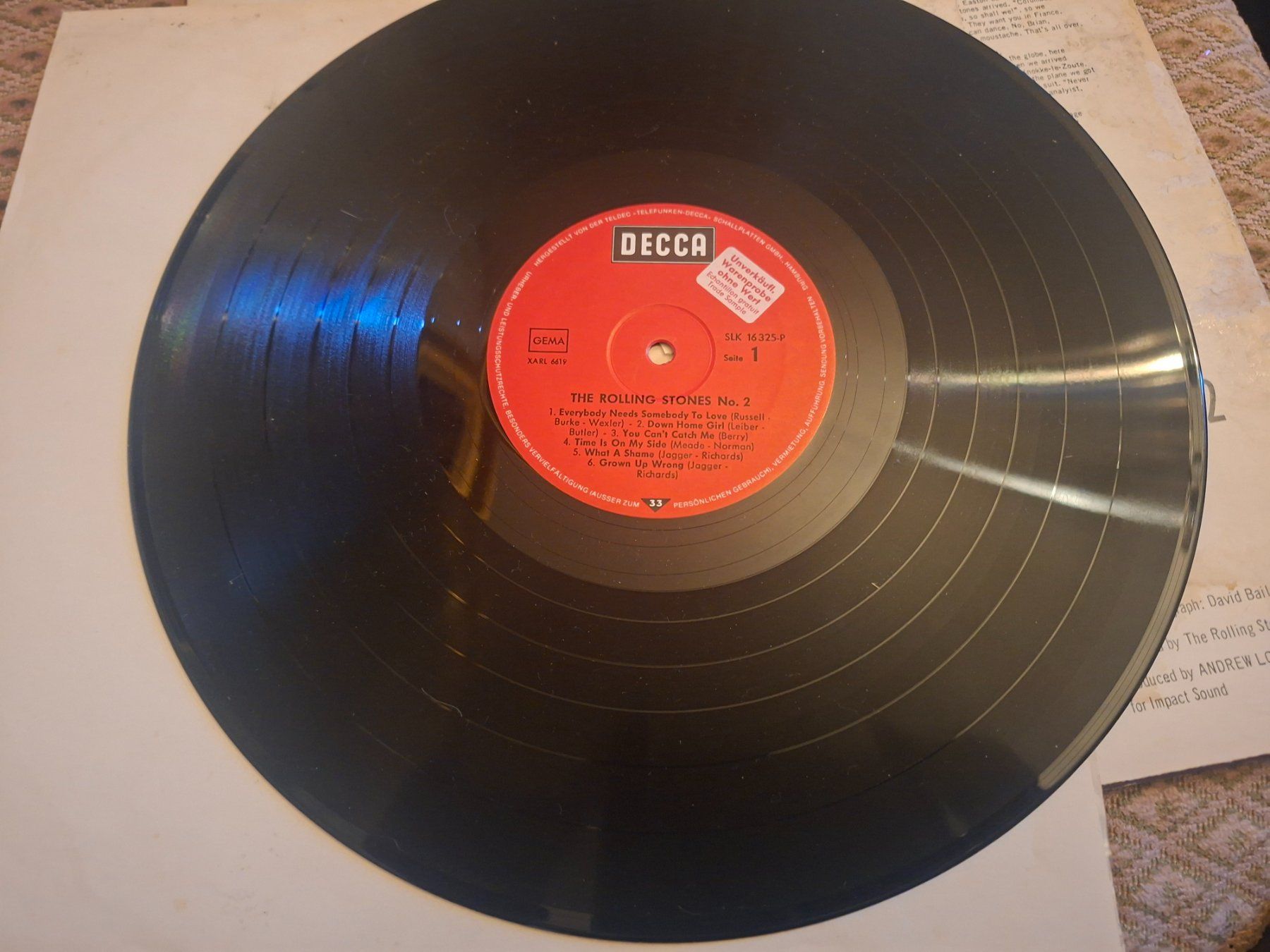 Dischi in vinile: Rolling Stones - No. 2 - DECCA – Usato da Bernex venduto da Wannabehasbeen01 5