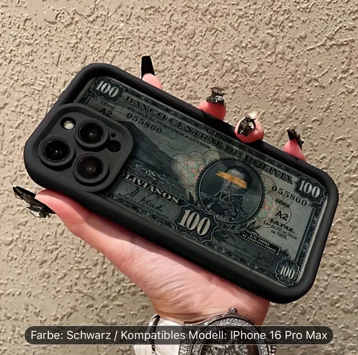 Cover & Protezioni schermo: Schutzhülle Dollar Motiv iPhone 16 Pro Max - Neu – Nuovo e nell'imballaggio originale da Kehrsatz venduto da Matumbaaa 1