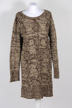CARLING braun/beige Strickpullover XL
