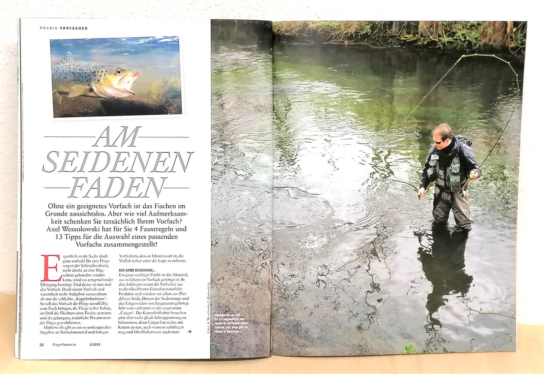 Riviste & Magazine: FliegenFischen – Nr. 3/2013 – Usato da Reinach BL venduto da fliegenrolli 7