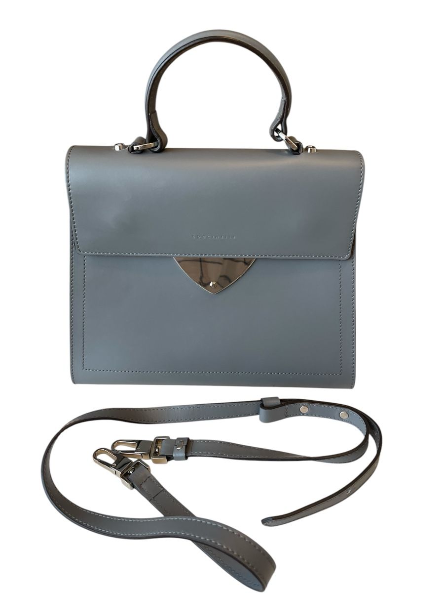 Coccinelle Borse da donna: Coccinelle Echt Leder  Handtasche mit Schultergurt Grau – Nuovo (secondo la descrizione) da Emmenbrücke venduto da luzern178