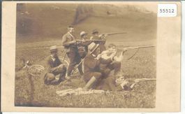 Zivilisten am Feldschiessen - Velo