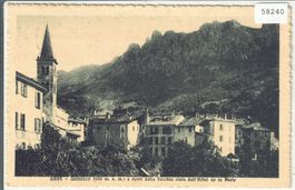 Sonvico e denti della Vecchia vista dell'Hotel de la Poste