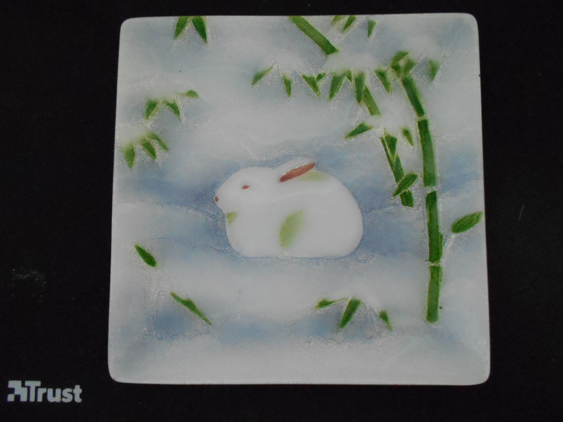 Teller: Glasteller mit Hase ca. 12 cm – Neu (gemäss Beschreibung) aus Hünibach von vielesachen
