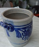 Stone Jug 5 Liters Blue Decoration Used
