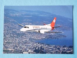Crossair - Saab Cityliner - HA-AHM - über der Stadt Zürich
