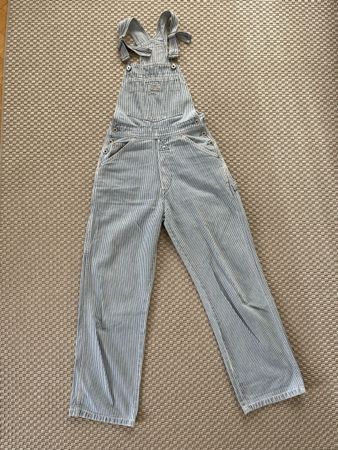 Latzhose Levi Strauss & Co blau weiss gestreift Gr. S/M