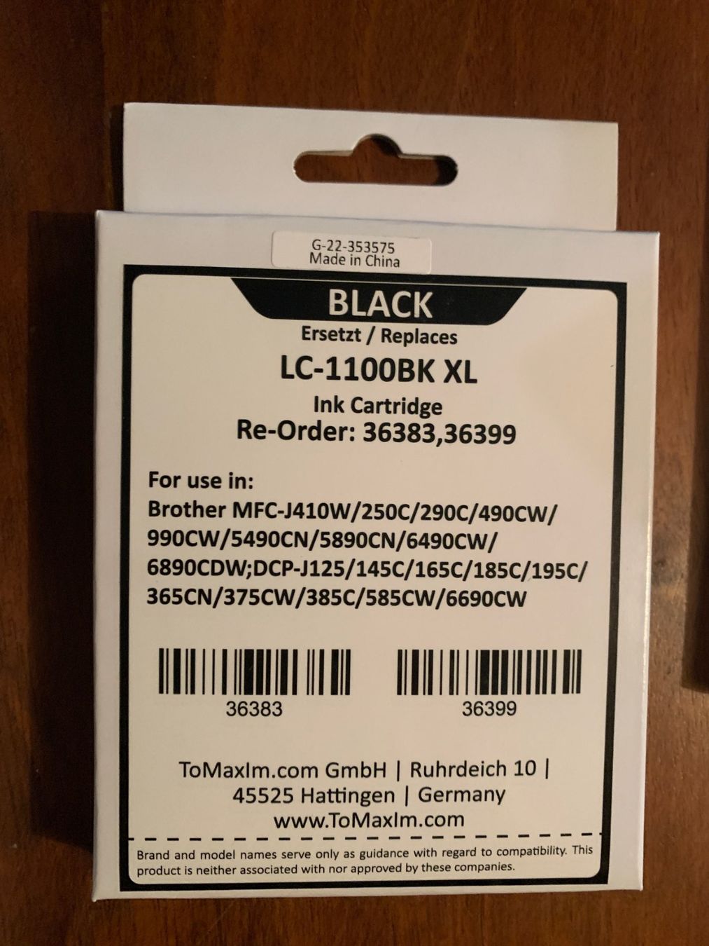 Brother Cartouches & Toner: Druckerpatronen Brother – Neuf avec emballage d'origine à Aathal-Seegräben par SuzukiVX 1