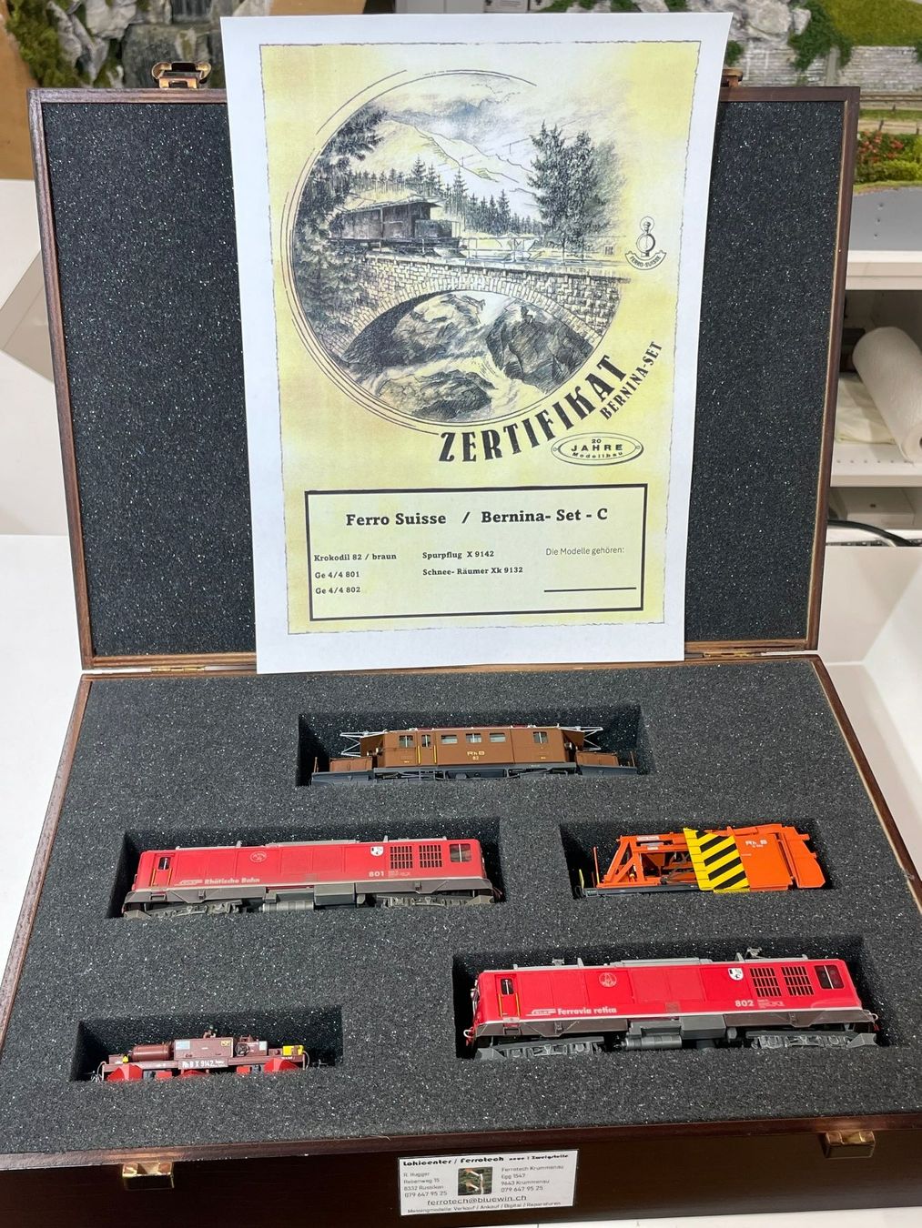 Ferro-suisse Modellini di ferrovie: Ferro Suisse, Bernina Set - C – Nuovo (secondo la descrizione) da Krummenau venduto da ferrotech