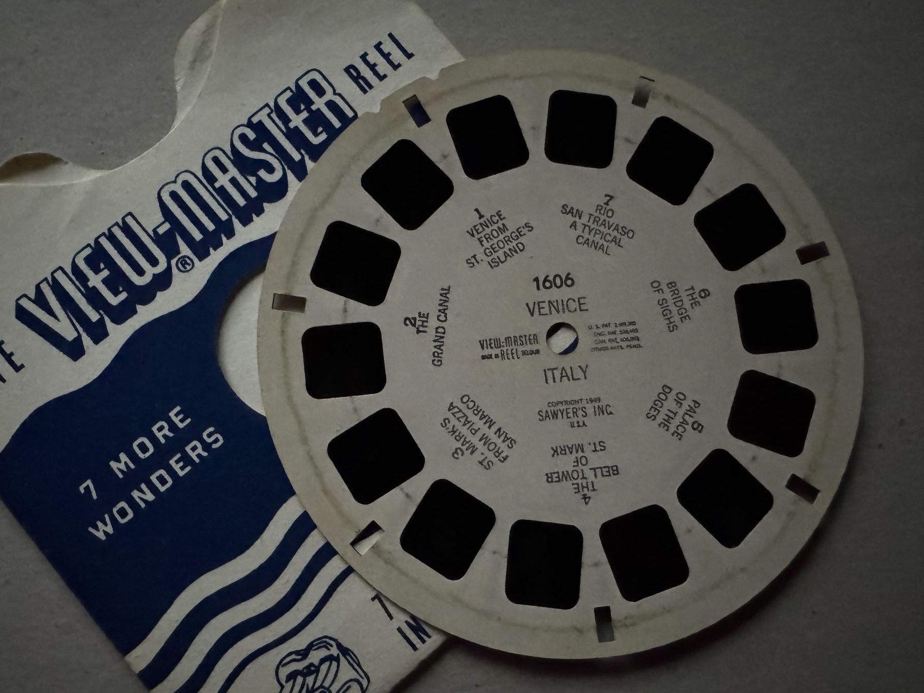 View-master Giocattoli: View-Master 3D: Nr. 1606 VENICE ITALY – Usato da Tegerfelden venduto da siebenmacky 2