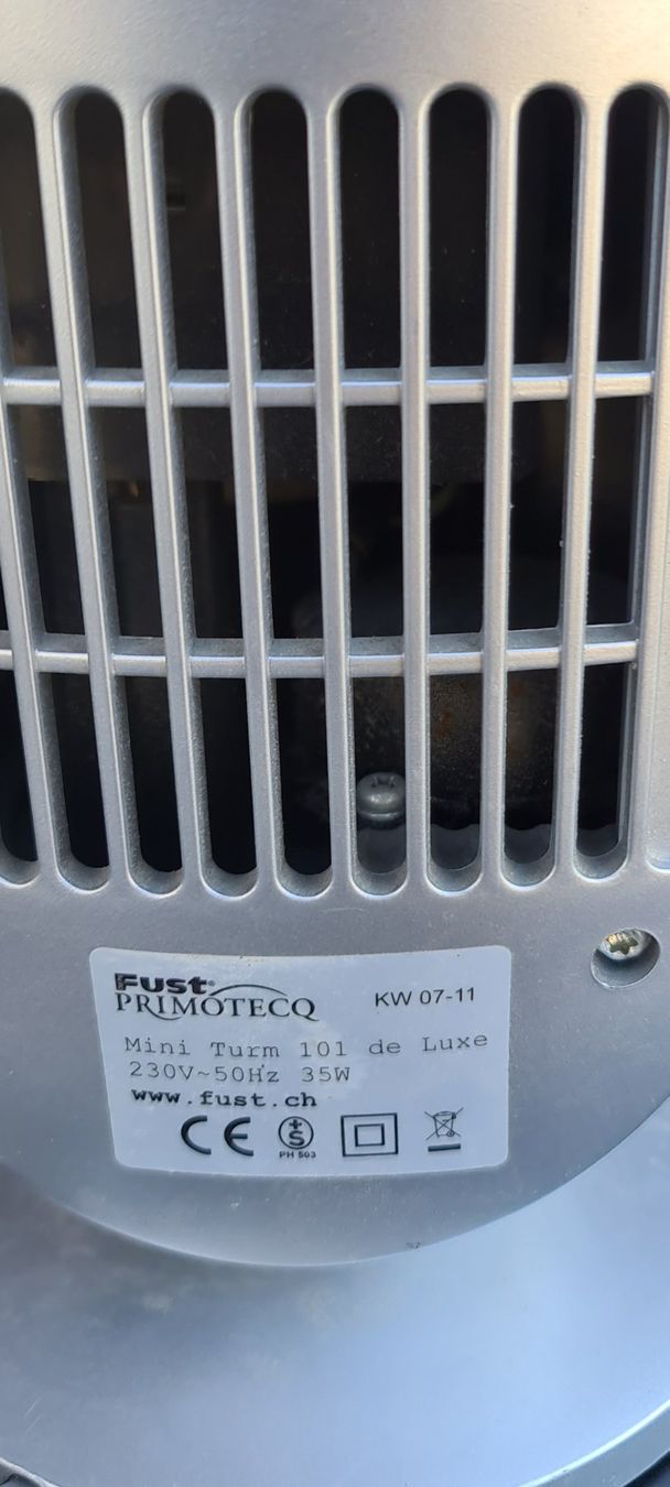 Primotecq Ventilatoren: Fust Primotecq Mini Turm 101 de Luxe 35W – Gebraucht aus Niederlenz von DaveDasWahnsinn 2