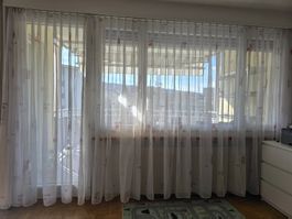 Helle, luftige Vorhang! 450cm breit und 211cm hoch!!