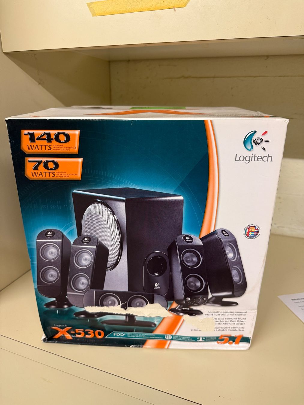 Logitech Casse acustiche: Logitech X-530 Lautsprecher 5.1 – Usato da Schlieren venduto da Stadtammannamt_8952