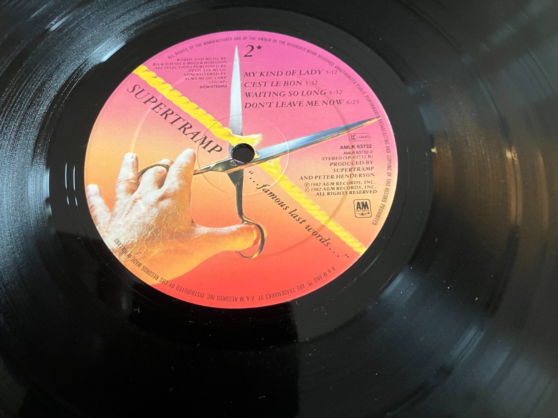 Schallplatten: Supertramp – Gebraucht aus Aarwangen von Jukebox3 8