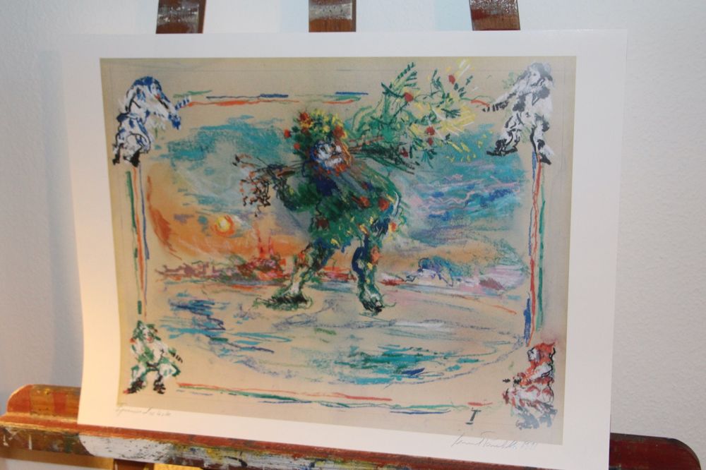 Kurt Pauletto Lithografie, 1991 Wilde Maa Basel Kaufen auf Ricardo