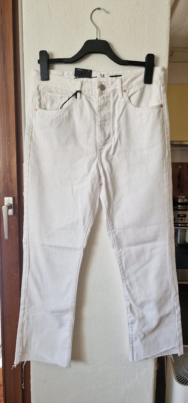 Jeans: Never Denim Jeans Gr. M Weiss – Nuovo (secondo la descrizione) da Romanshorn venduto da REALJessiB