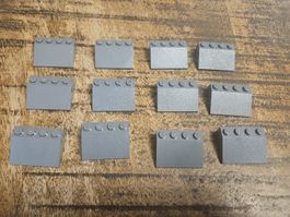 lego 3297 lot de 12 pièces Dark Bluish Gray Slope 33 3 x 4
