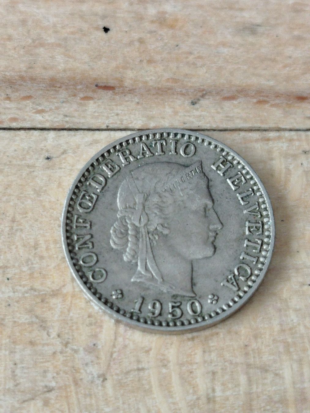 Tutti le monete: pièce 20 centimes suisse 1950 – Usato da Châtel St Denis venduto da Magil71