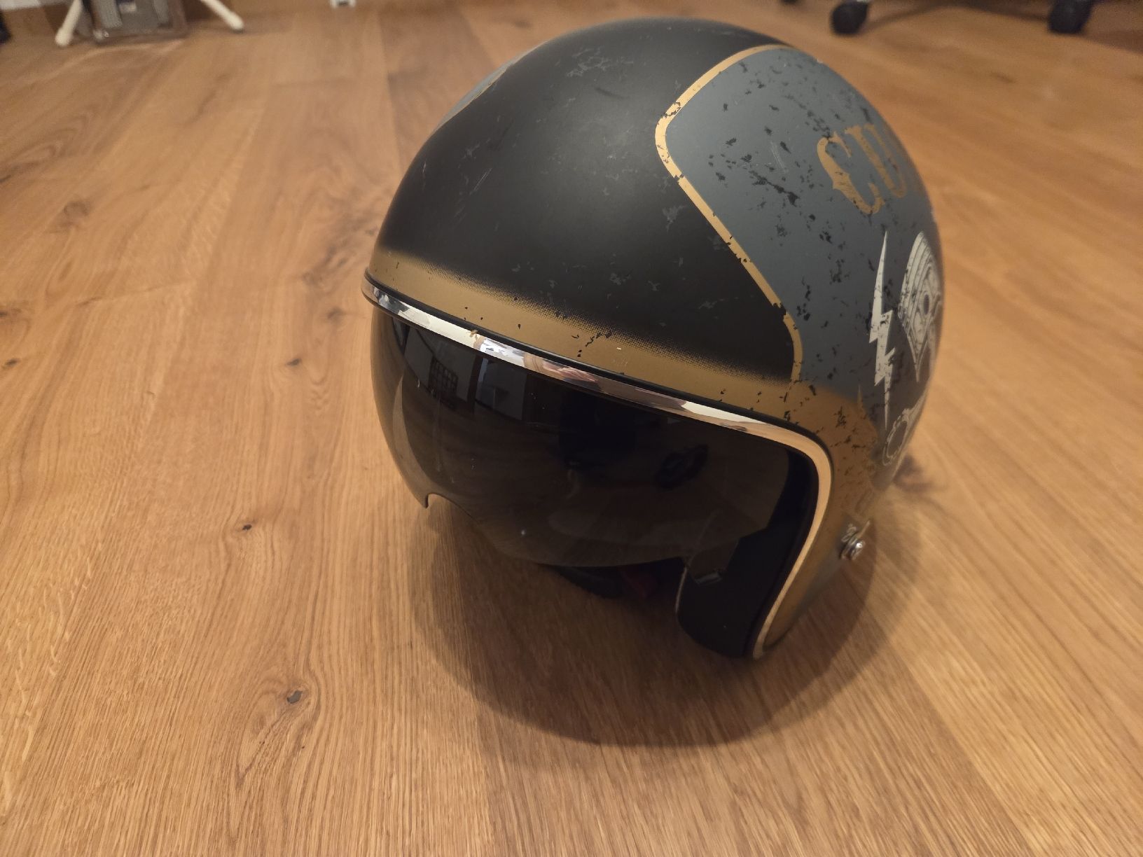 Caschi & visiere: Motorrad Jethelm mit Brille – Usato da Gams venduto da tischi97 1