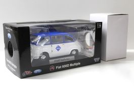 Fiat 600 D Multipla ARAL + Trailer , La Mini Miniera , 1:18