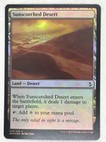 Magic the Gathering: Sunscorched Desert Foil, Top Zustand!