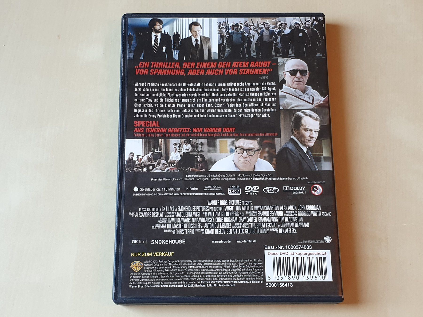 Tutti i DVDs: Argo – Usato da Stansstad venduto da collectorsshop 1