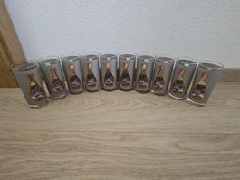 Lot de 10 verres Orangina