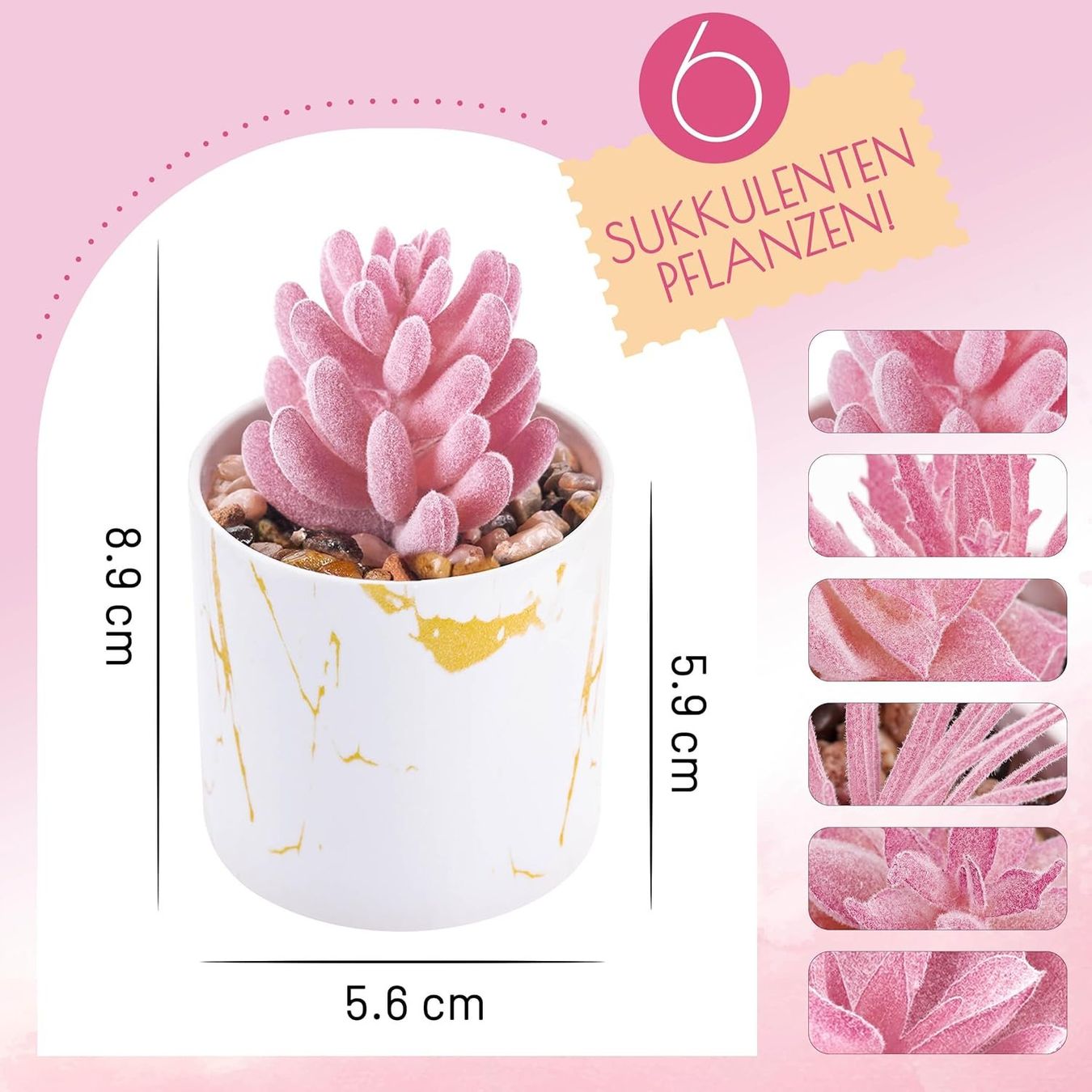 Piante & sementi: Künstliche Sukkulenten, 6 Packungen – Nuovo e nell'imballaggio originale da Nuglar venduto da SaleRitter 2