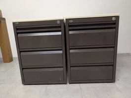 2 Lista Rollcontainer braun 3 Schubladen gebraucht