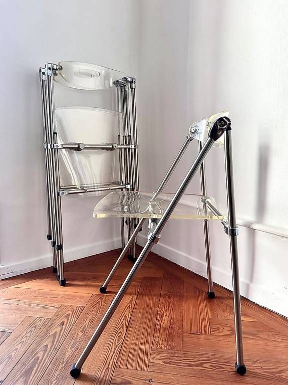 Sedie: Set de 4 chaises pliantes Eda Concept Giancarlo Piretti – Usato da Lausanne venduto da jul_v9ht 4