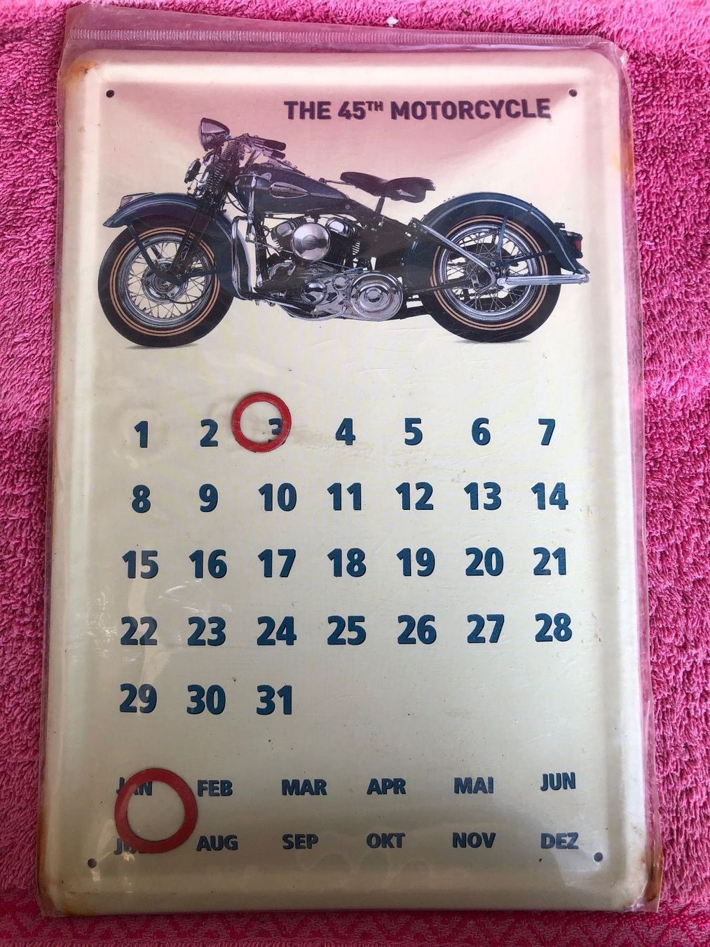 Insegne: Harley Davidson classic endlos kalender – Nuovo (secondo la descrizione) da Reinach AG venduto da rares75
