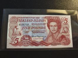Falknland Banknote - 5 Pounds