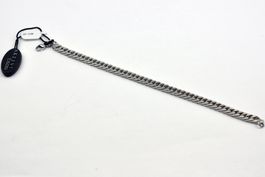 Armband Panzerkette Edelstahl 21cm 6mm mattiert