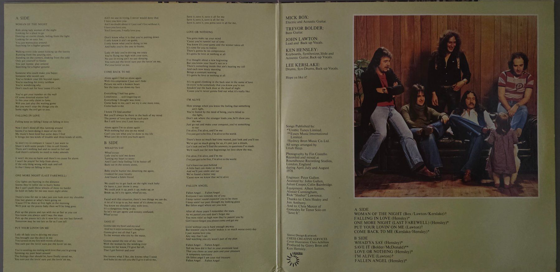 Schallplatten: Uriah Heep LP – Fallen Angel – Gebraucht aus Root von atelier22 1