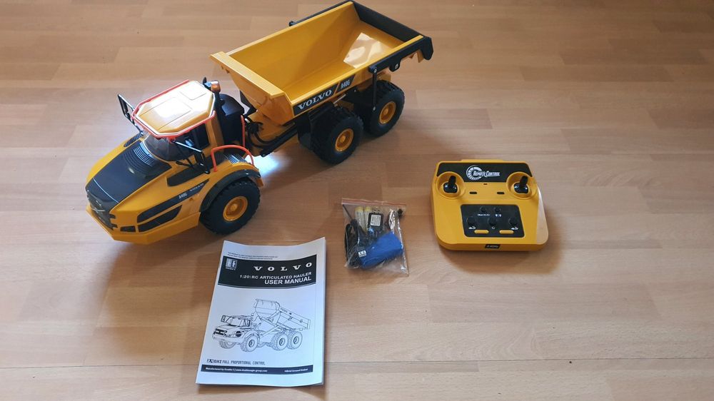 Double-E Muldenkipper A40G Volvo 6x6 RC-Hauler Mit Spindelkipper E591