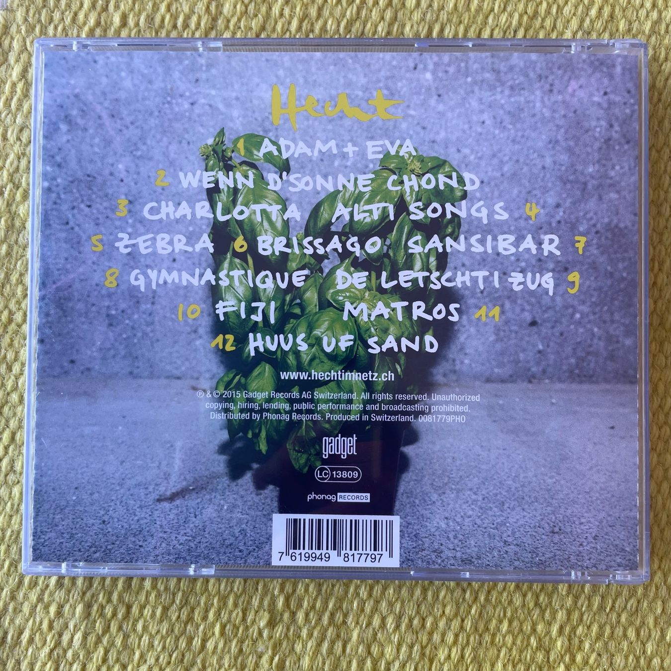 CD: HECHT-ADAM+EVA – Usato da Rorschacherberg venduto da CD-Roli 1