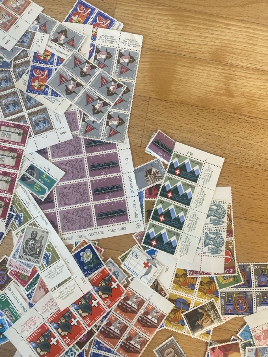 Alle Briefmarken: 375Fr Frankaturware Schweiz Sammlung Postfrisch ungestempelt – Neu (gemäss Beschreibung) aus Wil SG von Chefsugus 6