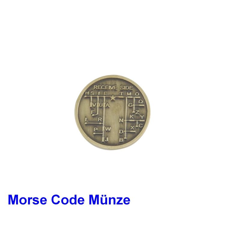 Peukerty Morse Code Herdenkingsmunten Coin Morse Code Munt voor Beginnende Radio Liefhebbers