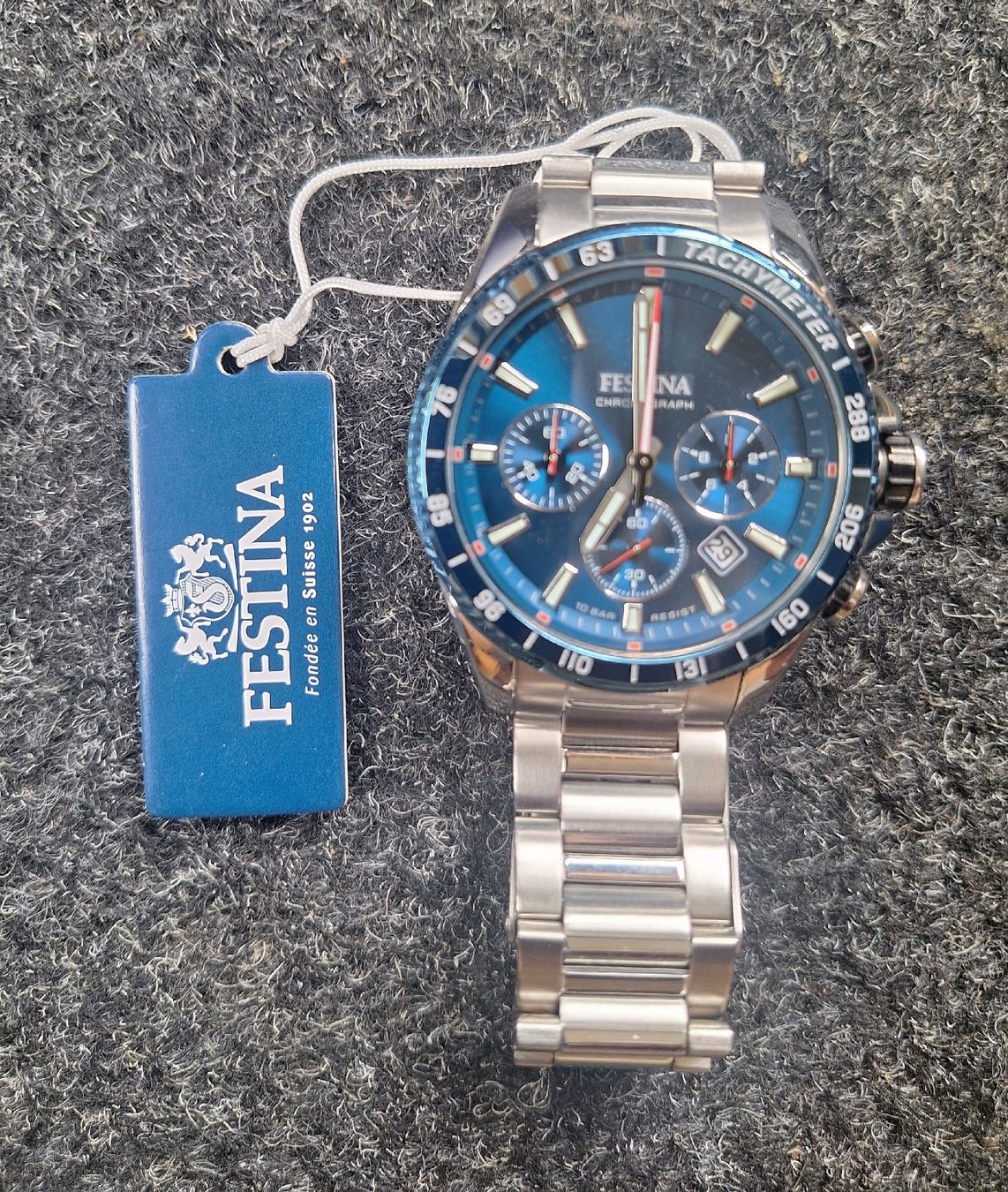 Festina Orologi: SCHÖNE FESTINA CHRONO UHR, NEU – Nuovo e nell'imballaggio originale da Niederwangen BE venduto da pfiff02 1