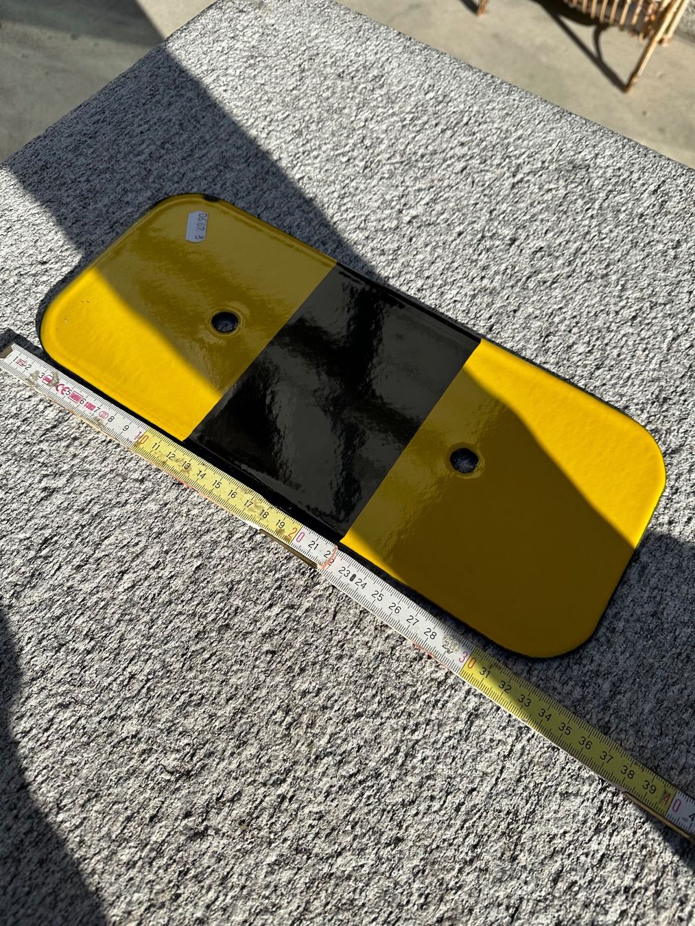 SBB/CFF/FFS Insegne: SBB Metal Plate 35cm x 15cm – Usato da Chiasso venduto da Carrara-Modellismo 2