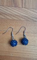Boucles d'oreilles fantaisie bleues/Modeschmuck-Ohrringe bla