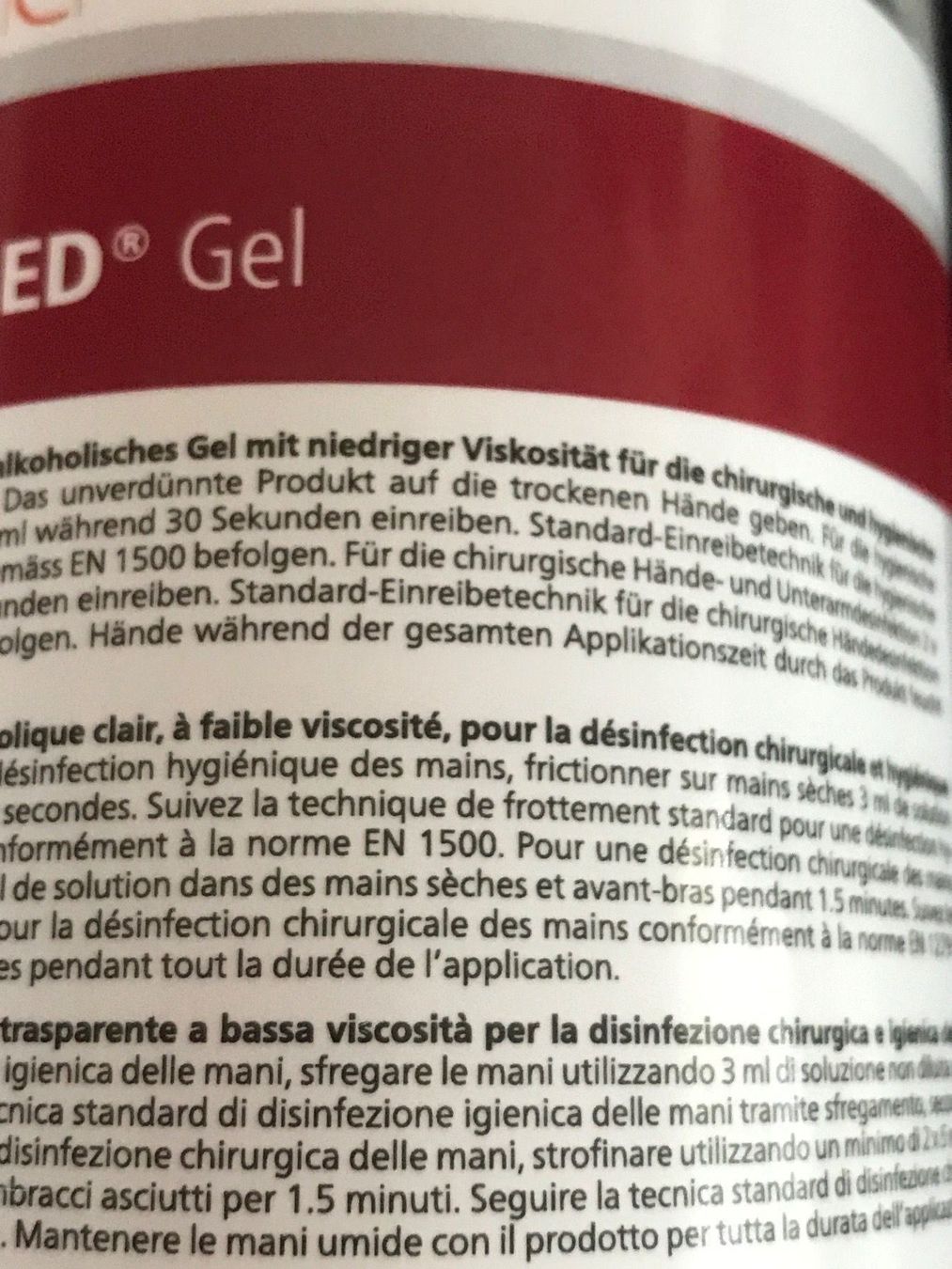 Prodotti per la cura medica: 500 ml pflegendes Desinfektionsgel – Nuovo e nell'imballaggio originale da Muttenz venduto da Susanne81002 4