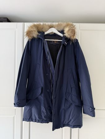 Herren Whoolrich Parka dunkelblau, Grösse L