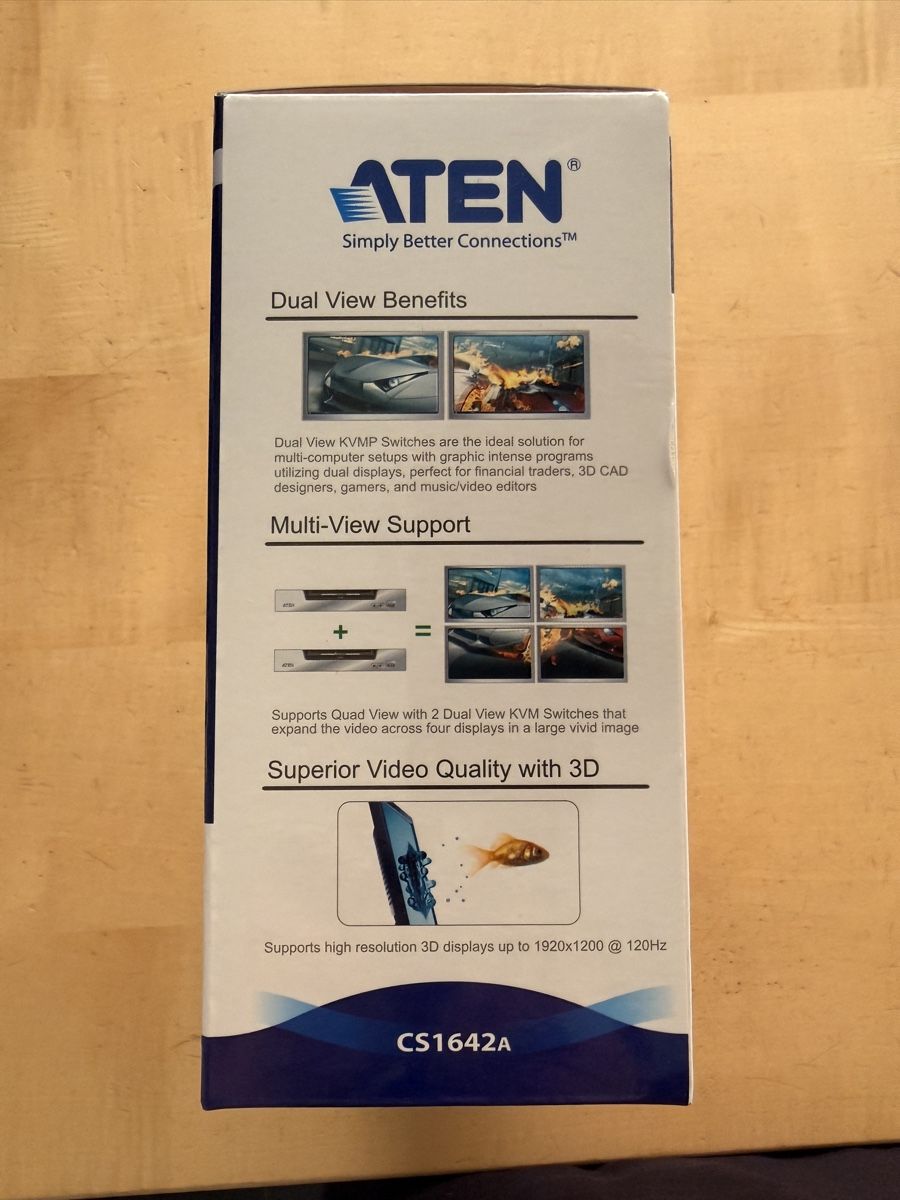 Steuerung: ATEN CS1642A 2-Port USB DVI KVMP Switch – Neu und originalverpackt aus Alpnach Dorf von Chelsea2 2