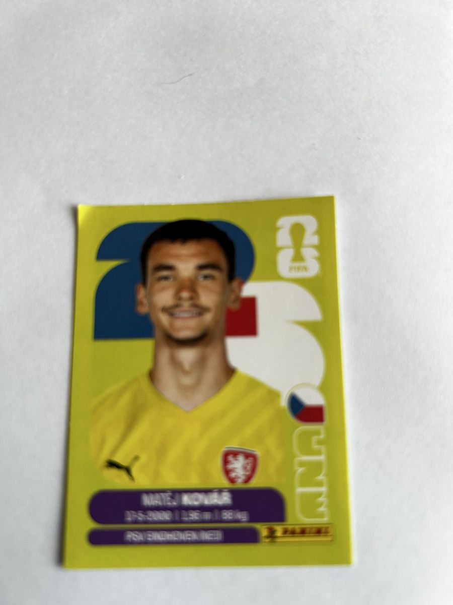 Panini Carte collezionabili: Panini WM 2026 CZE 2 Matej Kovar – Nuovo e nell'imballaggio originale da Kestenholz venduto da xara03